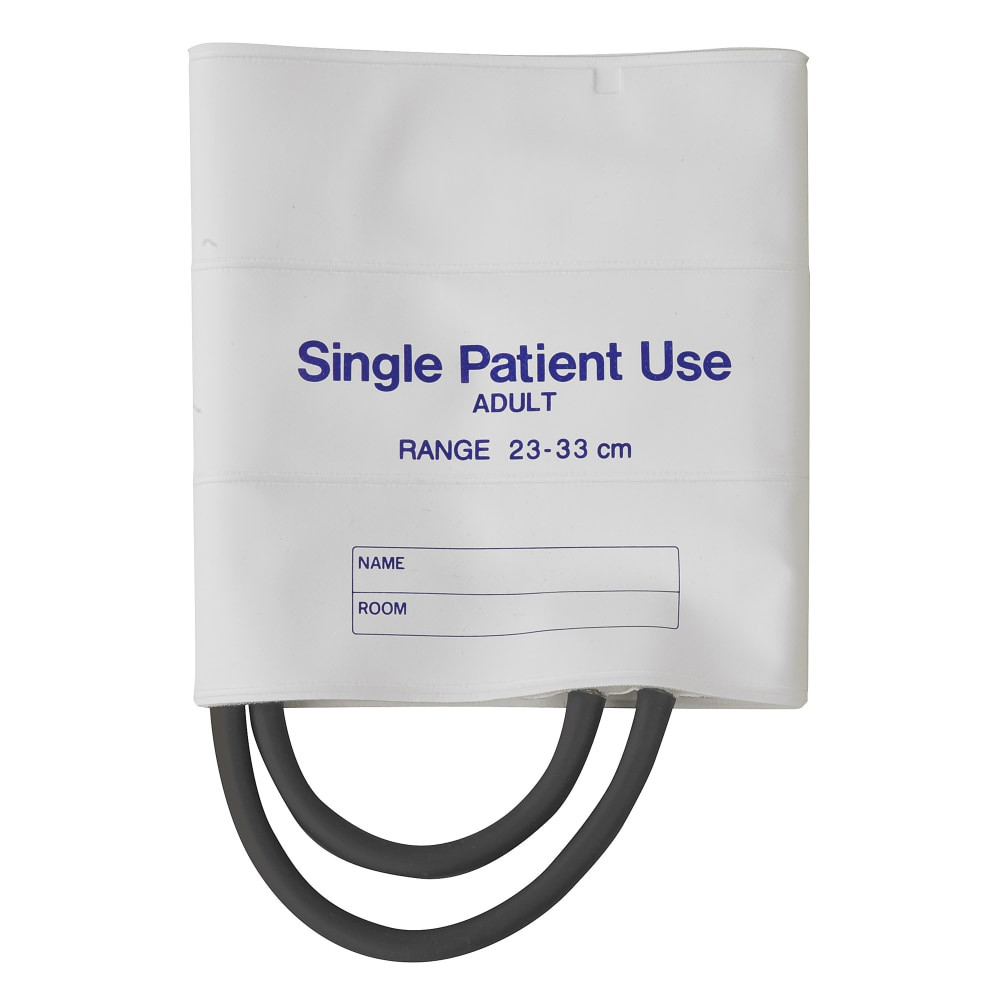 MABIS HEALTHCARE, INC. MABIS 06-270-191  Single-Use Adult 2-Tube Blood Pressure Cuffs, Pack Of 5