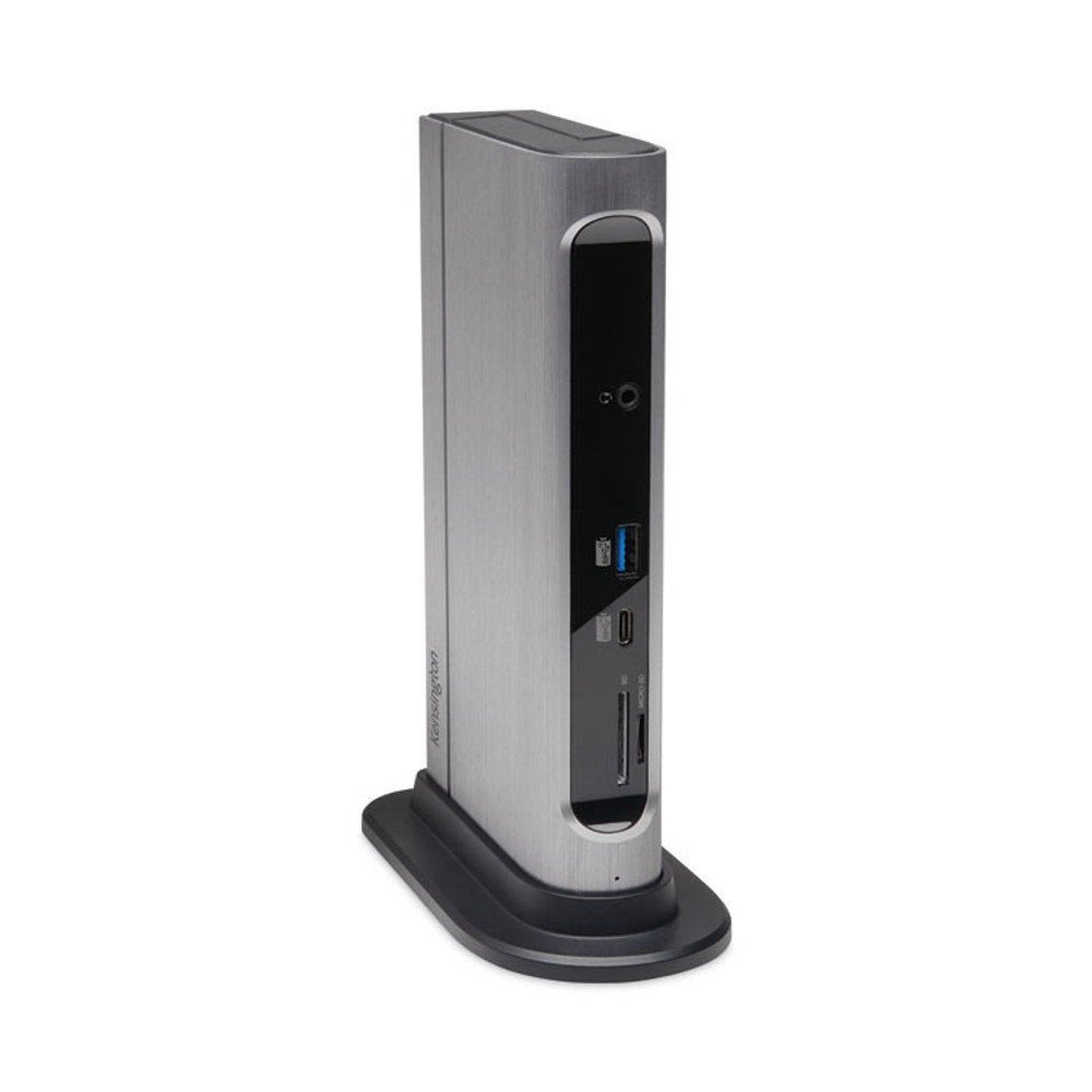 KENSINGTON K34009NA SD5600T Thunderbolt 3 and USB-C Dual 4K Hybrid Docking Station, Black/Silver