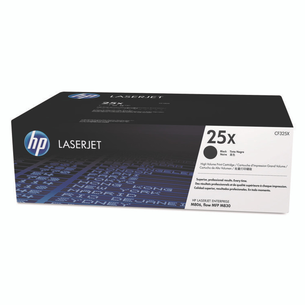 HP INC CF325X HP 25X, (CF325X) High-Yield Black Original LaserJet Toner Cartridge