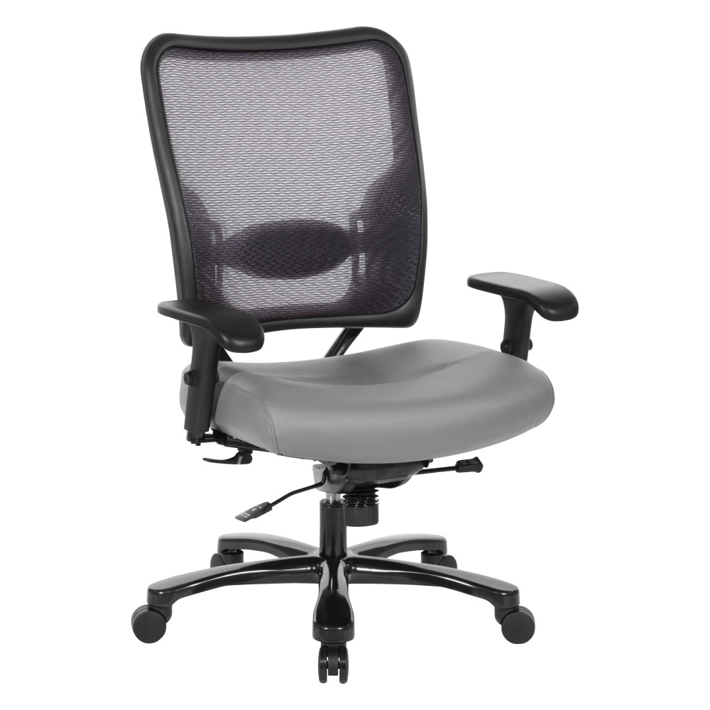 OFFICE STAR PRODUCTS 75-7A773-R103 Office Star 75 Series Big & Tall Ergonomic Double AirGrid Back And Custom Fabric Seat Chair, Stratus