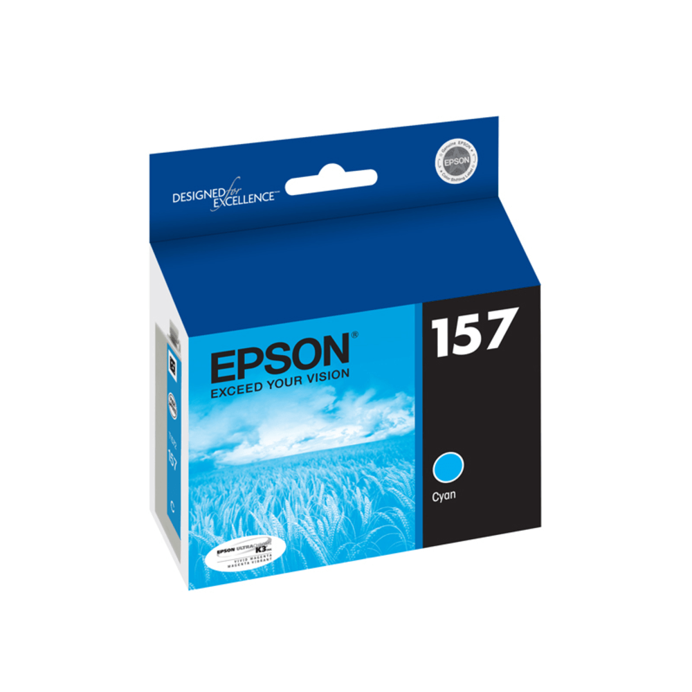 EPSON AMERICA INC. T157220 Epson 157 Cyan Ink Cartridge, T157220