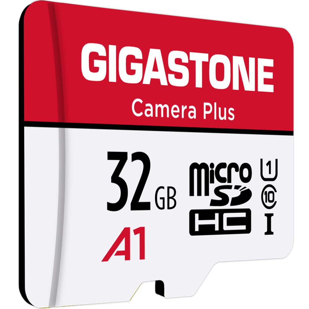 DANE-ELEC CORP Dane-Elec GS-2IN1600X32GBX5-B  Gigastone Camera Plus Series MicroSDHC Cards, 32GB, Pack Of 5 Cards