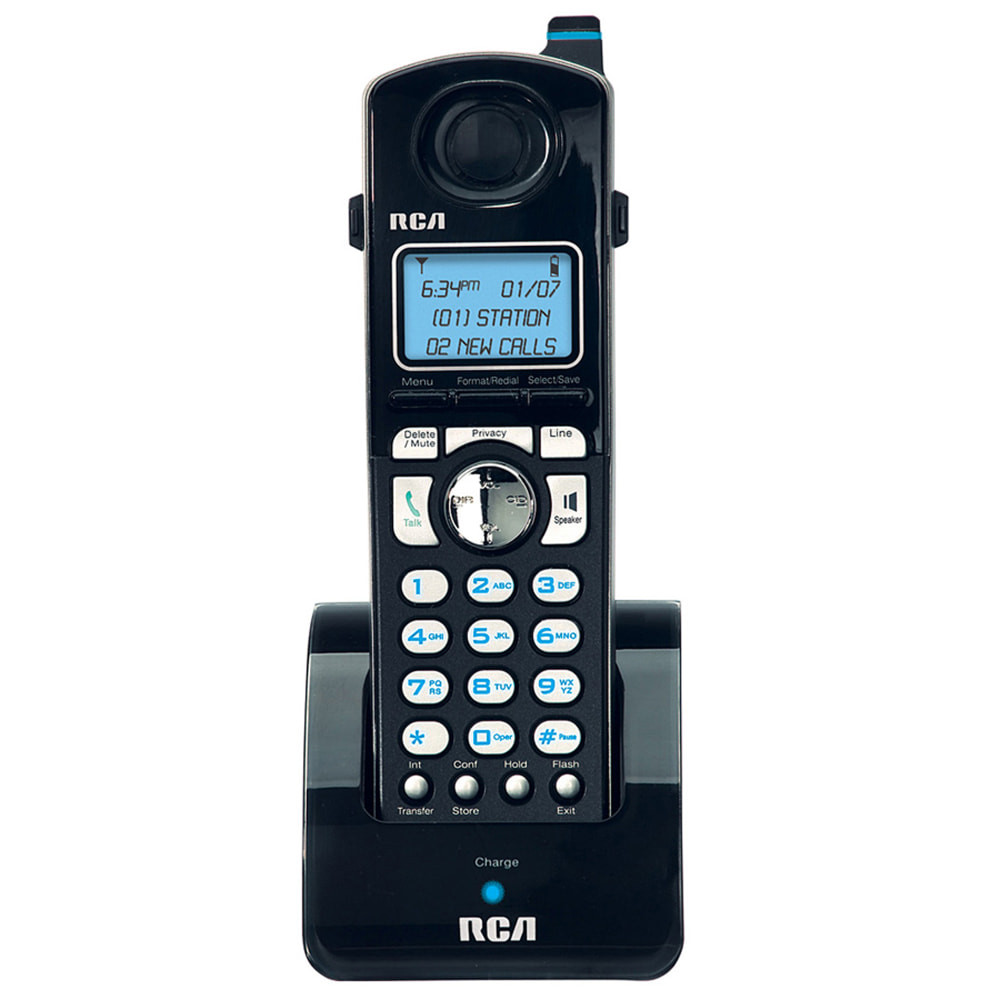 TELEDYNAMICS H5401RE1 RCA H5401RE1 DECT 6.0 4-Line Cordless Handset With Caller ID/Call Waiting