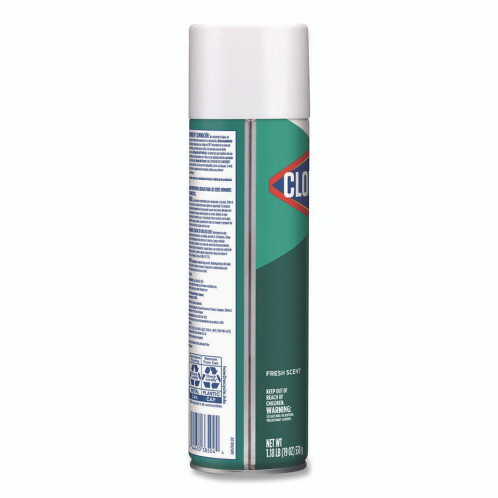 CLOROX SALES CO. 38504 CloroxPro Disinfecting Spray, Fresh, 19 oz Aerosol Spray