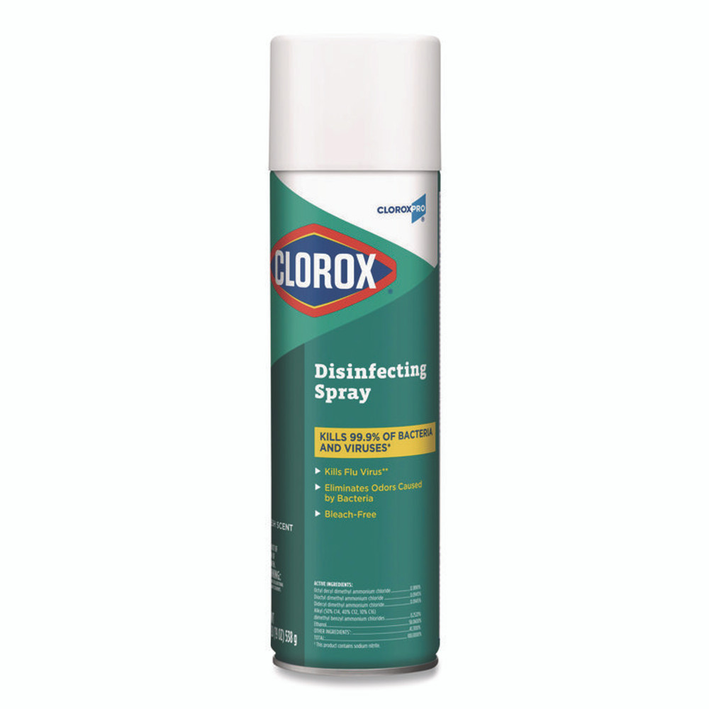 CLOROX SALES CO. 38504 CloroxPro Disinfecting Spray, Fresh, 19 oz Aerosol Spray