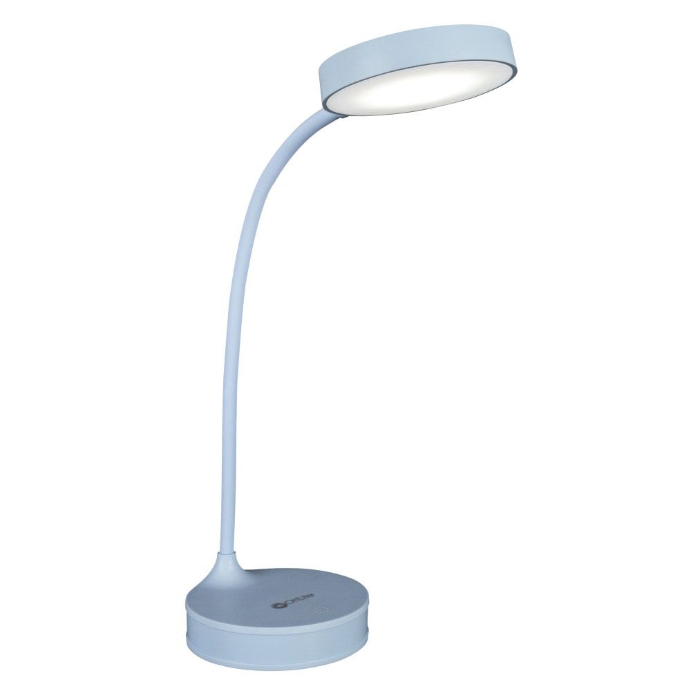 OTTLITE TECHNOLOGIES, INC. OttLite R34819  Rechargeable Desk Lamp With Lighted Mirror, 16-15/16inH, Light Blue