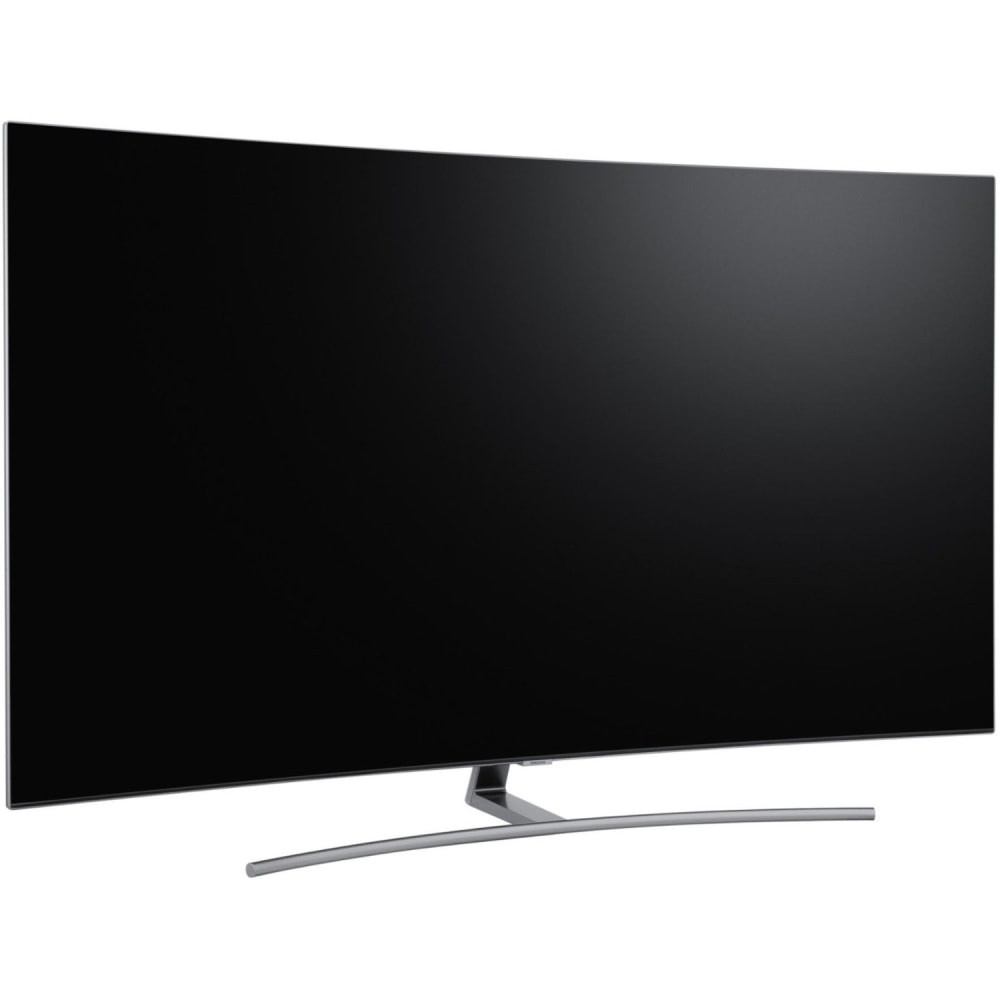 SAMSUNG QN55Q7CNAFXZA/B  Q7CN QN55Q7CNAF 54.5in Curved Screen Smart LED-LCD TV - 4K UHDTV - Eclipse Silver - Quantum Dot LED Backlight - Dolby Digital Plus, Dolby Digital, Dolby, Stereo