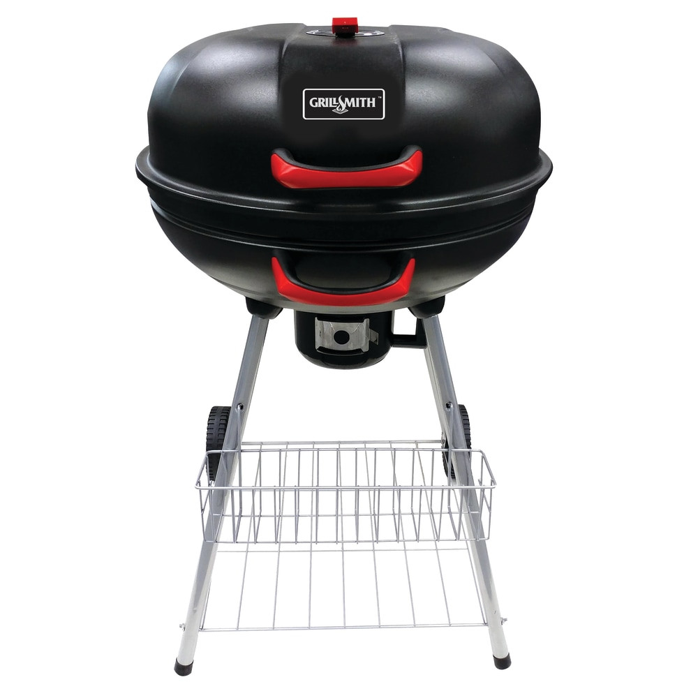 GRILLSMITH OG2001930-GS  Charcoal Kettle Grill, 36-5/8inH x 25-13/16inW x 23inD, Black