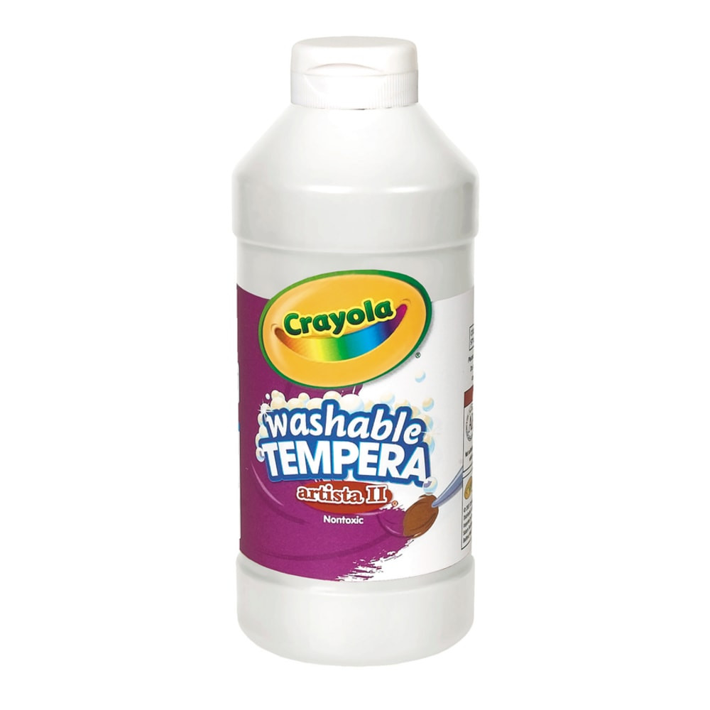CRAYOLA LLC 54-3115-053 Crayola Artista II Tempera Paint, 16 Oz, White