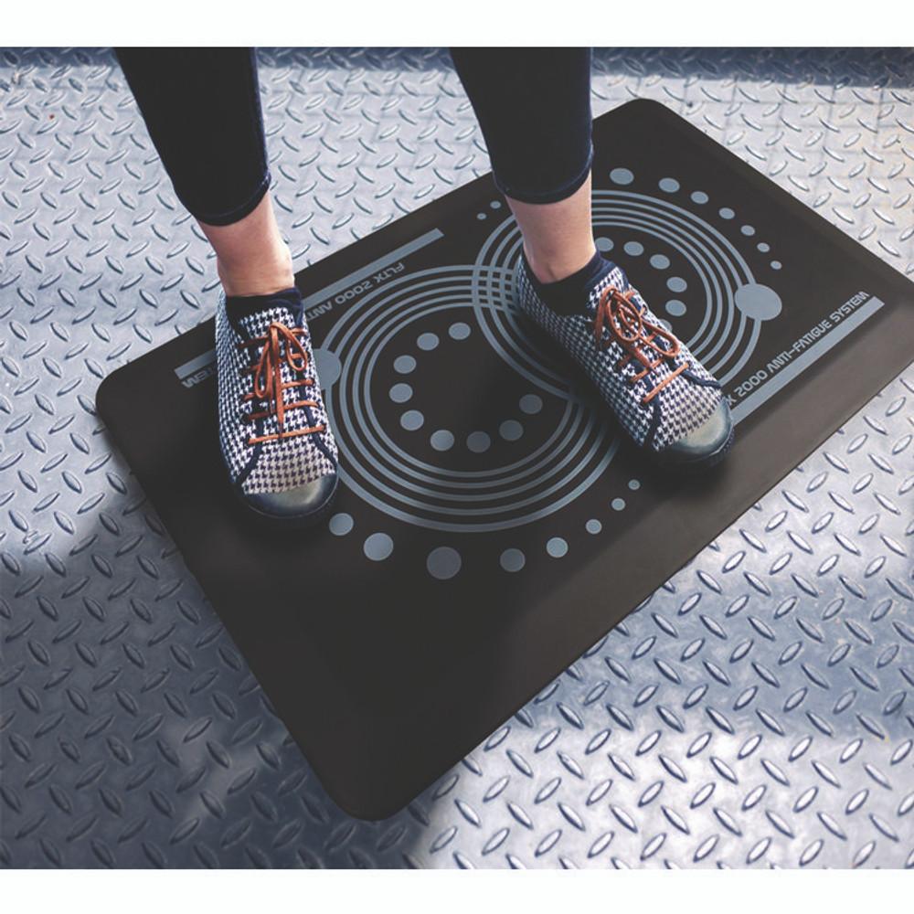 FLOORTEX FCA22032BK AFS-TEX 2000 Anti-Fatigue Mat, 20 x 32, Black