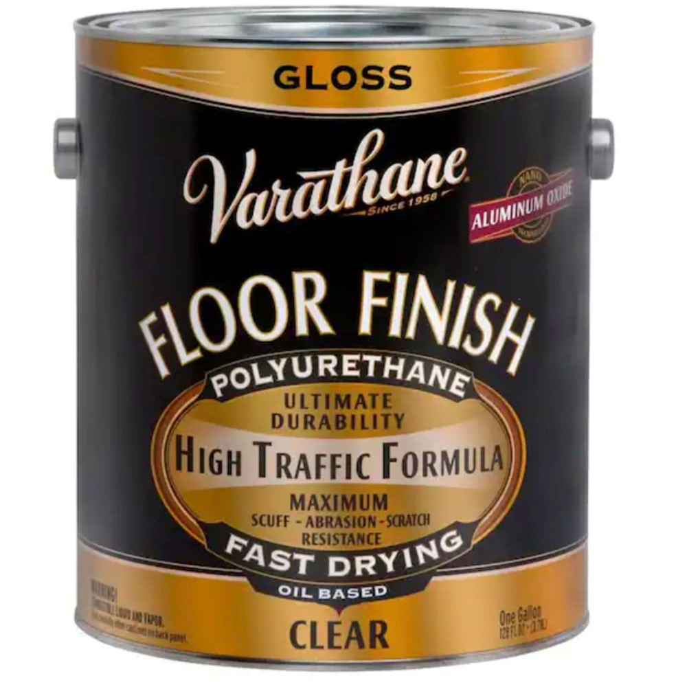 THE FLECTO COMPANY INC. Varathane 130031  Floor Finish Polyurethane, 1 Gallon, Clear Gloss, Pack Of 2 Cans