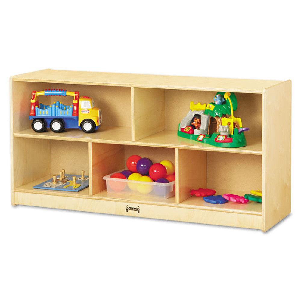 JONTI-CRAFT, INC. 0324JC Toddler Single Mobile Storage Unit, 48w x 15d x 24.5h, White