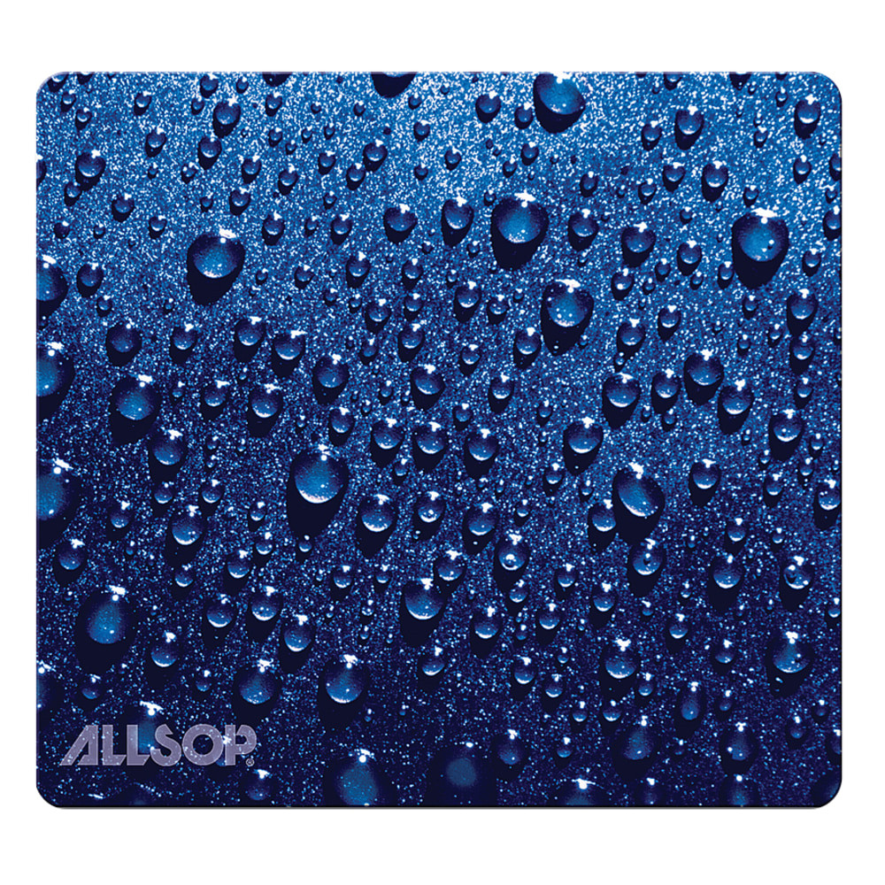 Personalize your work area with eco-friendly Allsop NatureSmart&iuml;&iquest;1/2 image mousepads. NatureSmart&iuml;&iquest;1/2 mousepads feature a high-quality fabric surface that guarantees both accurate mouse movements and a soft, comfortable surface for all day use. The innovative Eco-base&iuml;&iquest;1/2 is a non-skid base made with 60% post-industrial recycled rubber and no glue or harmful chemicals are used to attach the soft-cloth surface to the base.  Ideal for all mouse types  Soft-cloth surface attached to a nonskid base for a comfortable, stable surface  Adds a decorative touch to your desk with a high-quality image printed on the cloth  DoesnT contain glue or harmful chemicals between the cloth and base  Eco-base is made with 60% post-industrial recycled rubber  Contains Recycled Content - See Specs for Details.