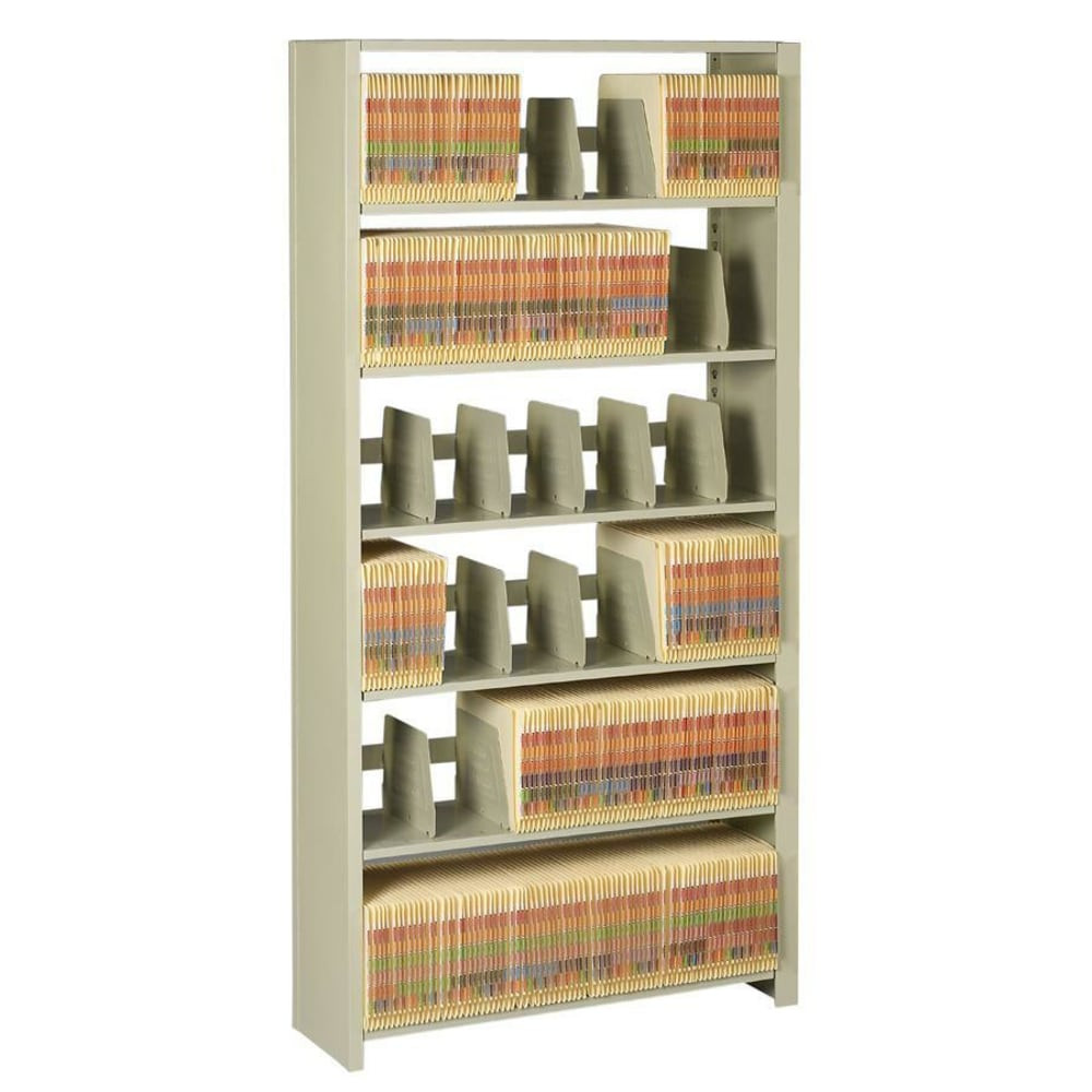 TENNSCO CORP Tennsco 128848PCSD  Snap-Together Open Shelving Unit, 88inH x 48inW x 12inD, Sand