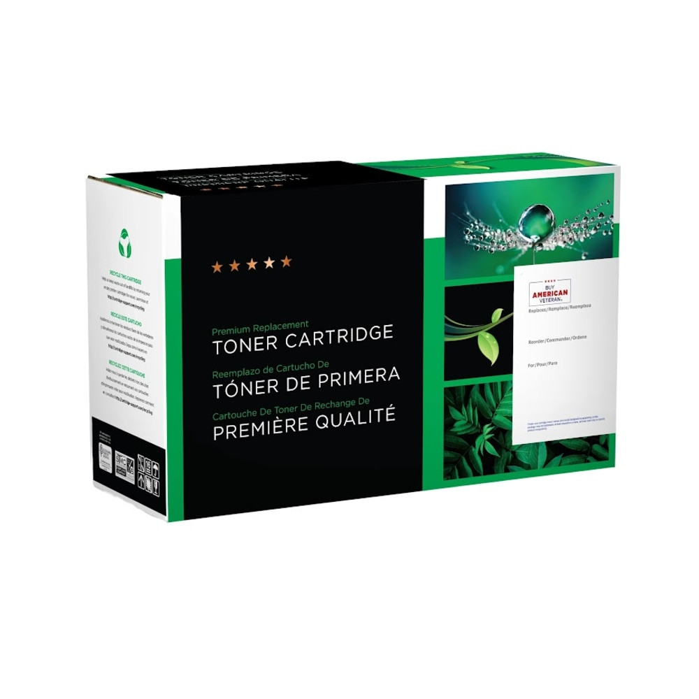 GALAXY WORLDWIDE, INC. Buy American Veteran CE251A-R  Remanufactured Cyan Toner Cartridge Replacement For HP CE251A