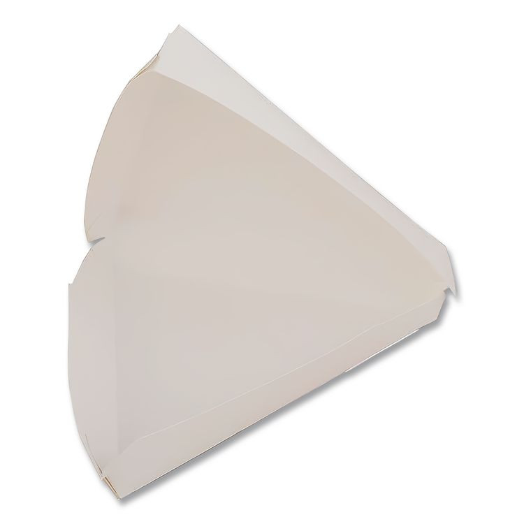 SOUTHERN CHAMPION TRAY SCT® 0719 White Pizza Clamshells, 9.25 x 9 x 1.69, White, Paper, 400/Carton