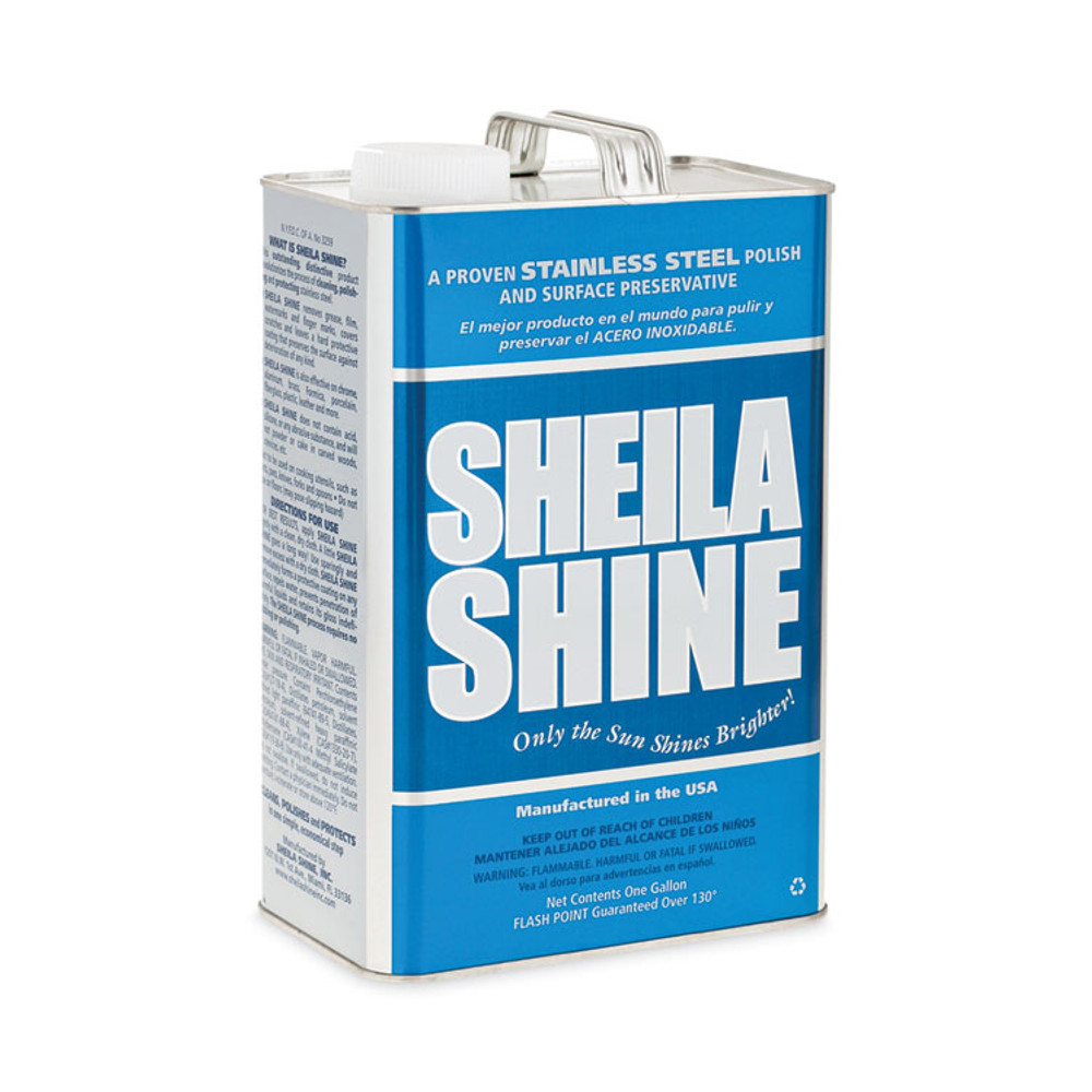 SHEILA SHINE, INC. 4CT Stainless Steel Cleaner and Polish, 1 gal Can, 4/Carton