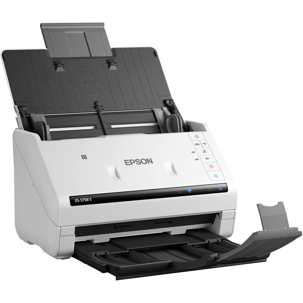 EPSON AMERICA INC. B11B263202 Epson DS-575W II Sheetfed Scanner - 600 x 600 dpi Optical - 30-bit Color - 24-bit Grayscale - 35 ppm (Mono) - 35 ppm (Color) - Duplex Scanning - USB