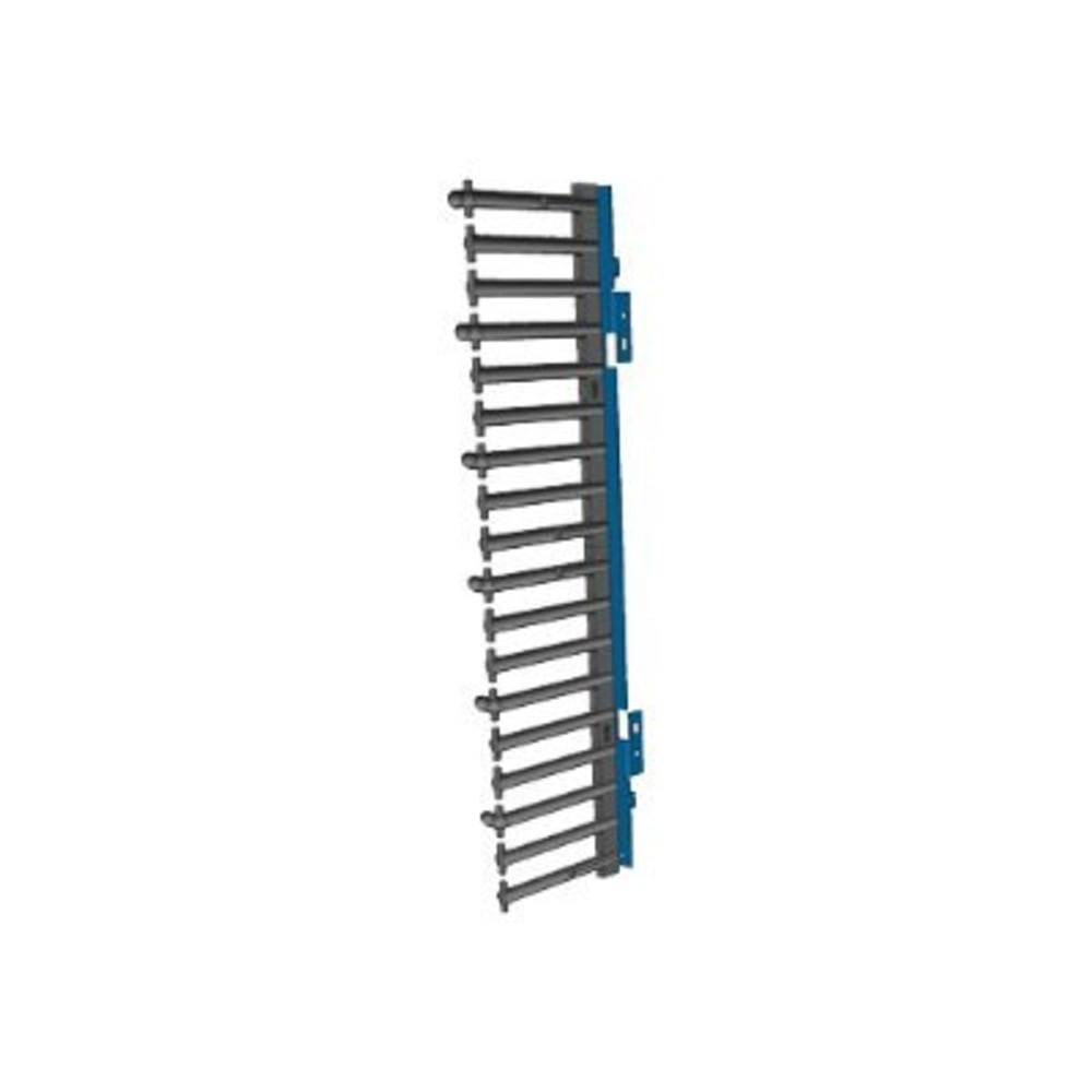 LIEBERT CORP 010200078 Vertiv Knurr 010200078 Rack Cable Management Kit - Rack Cable Management Panel - Black - 18U Rack Height x 19in Panel Width - 2
