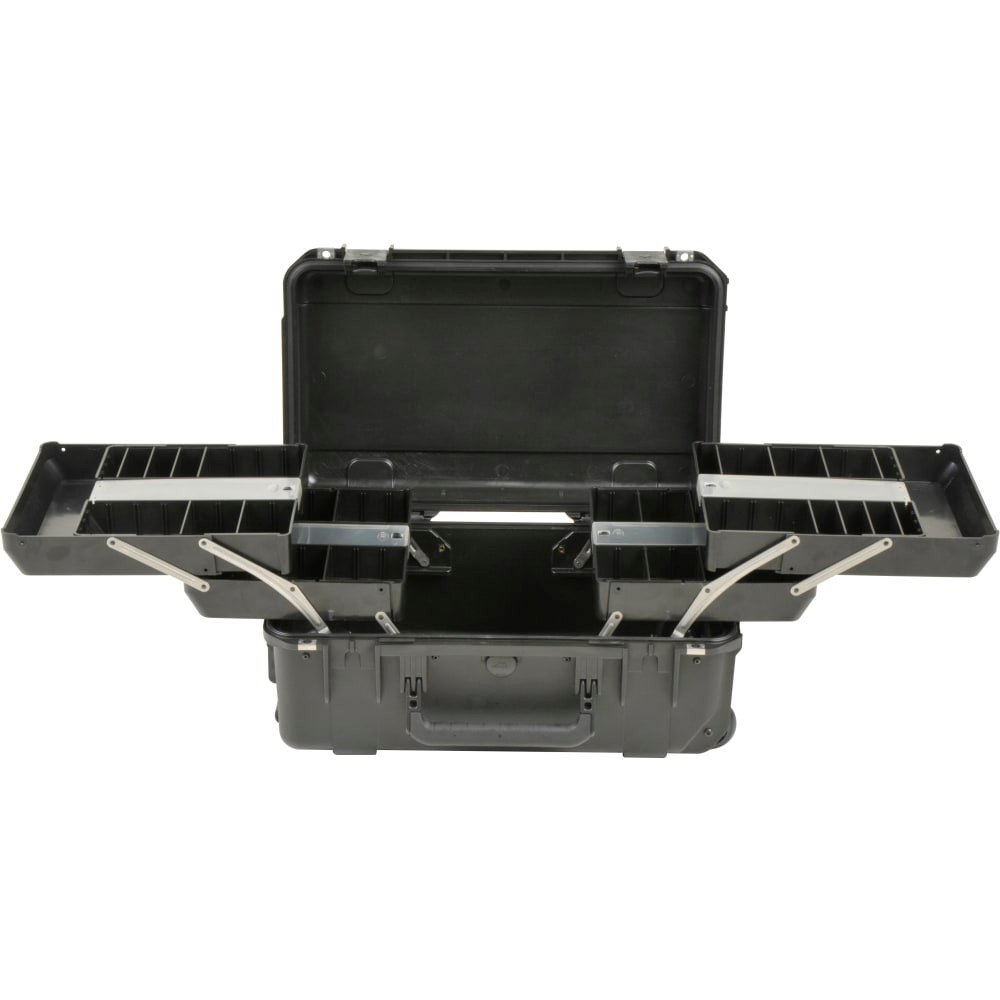 SKB CORPORATION 3I-2011-7B-TR SKB Cases iSeries Protective Case Tech Box With Dual Trays, 20-1/2in x 11-1/2in x 7-1/2in, Black