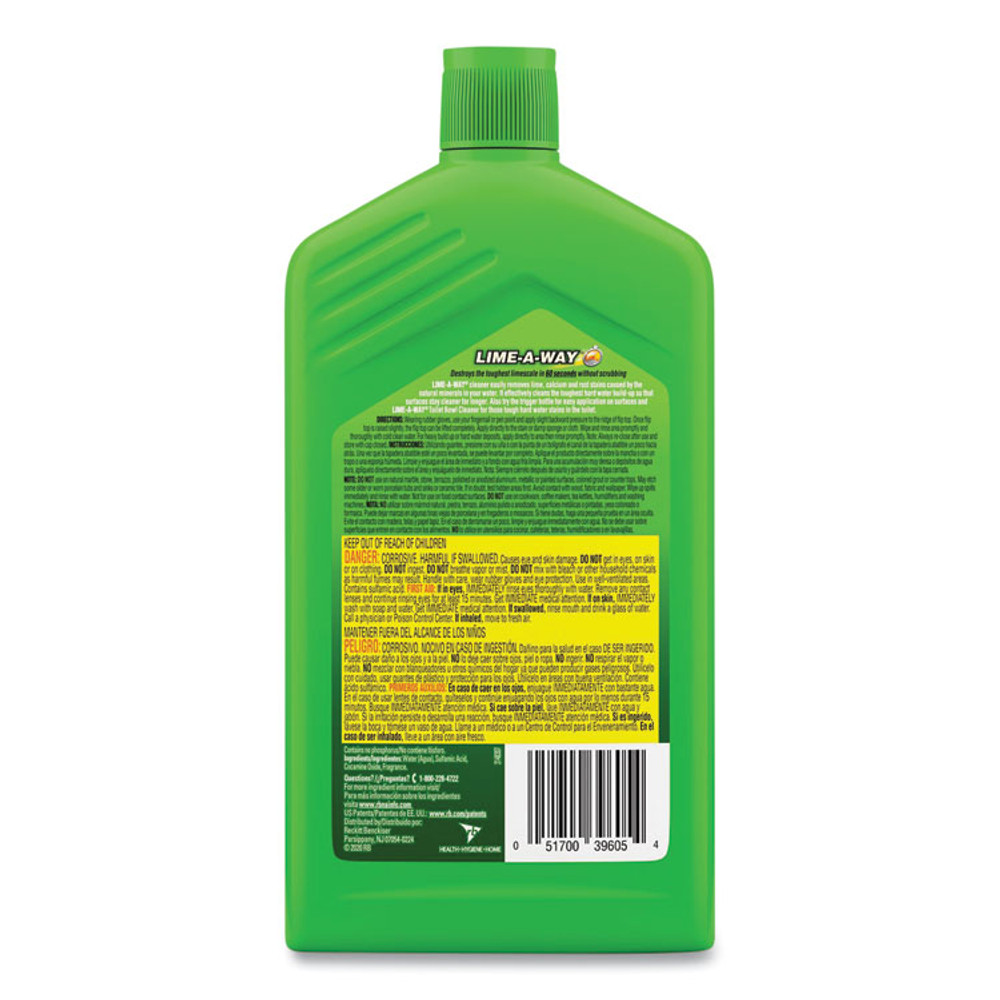 RECKITT BENCKISER LIME-A-WAY® 87000 Lime, Calcium and Rust Remover, 28 oz Bottle