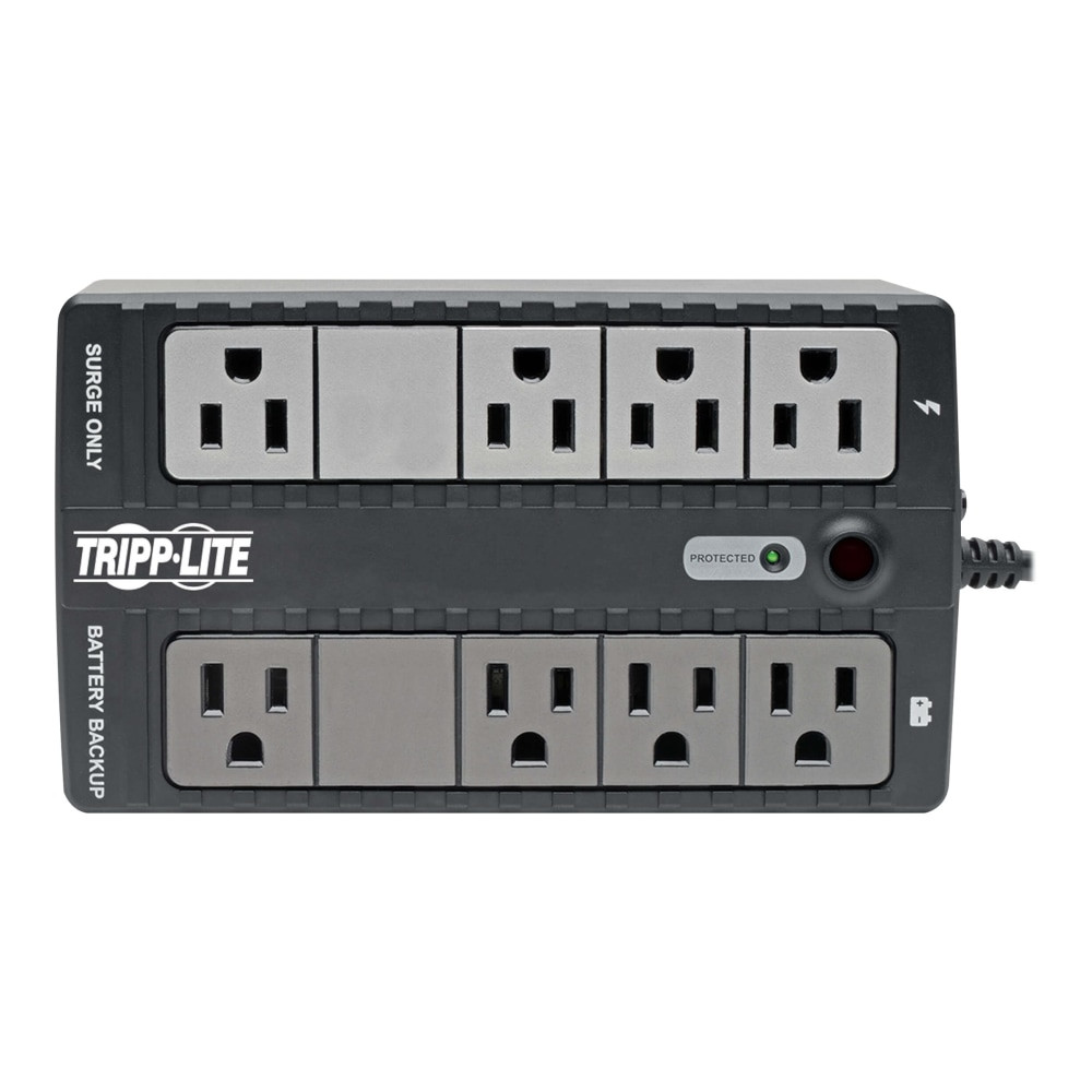 TRIPP LITE BC500  120V 500VA 260W Standby UPS, 8 Outlets (NEMA 5-15R), 5-15P Plug, 5 ft. Cord, Desktop/Wall Mount - UPS - AC 120 V - 260 Watt - 500 VA - 1-phase - USB - output connectors: 8