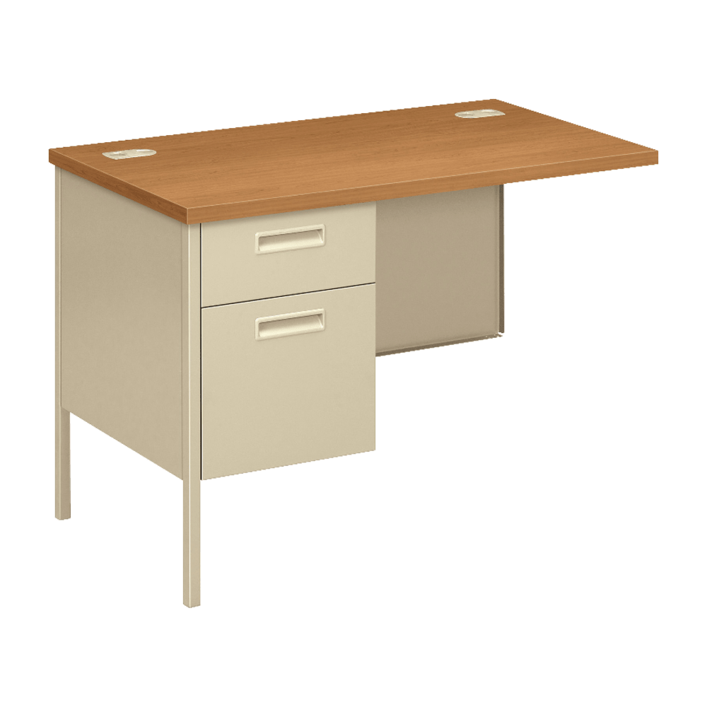 HNI CORPORATION HON P3236LCL  Metro Classic 66inW Left Desk Return, Harvest/Putty