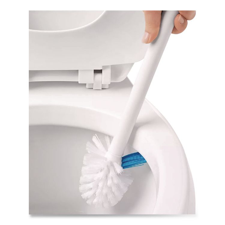 OXO 12241600 Good Grips Nylon Toilet Brush with Canister, White