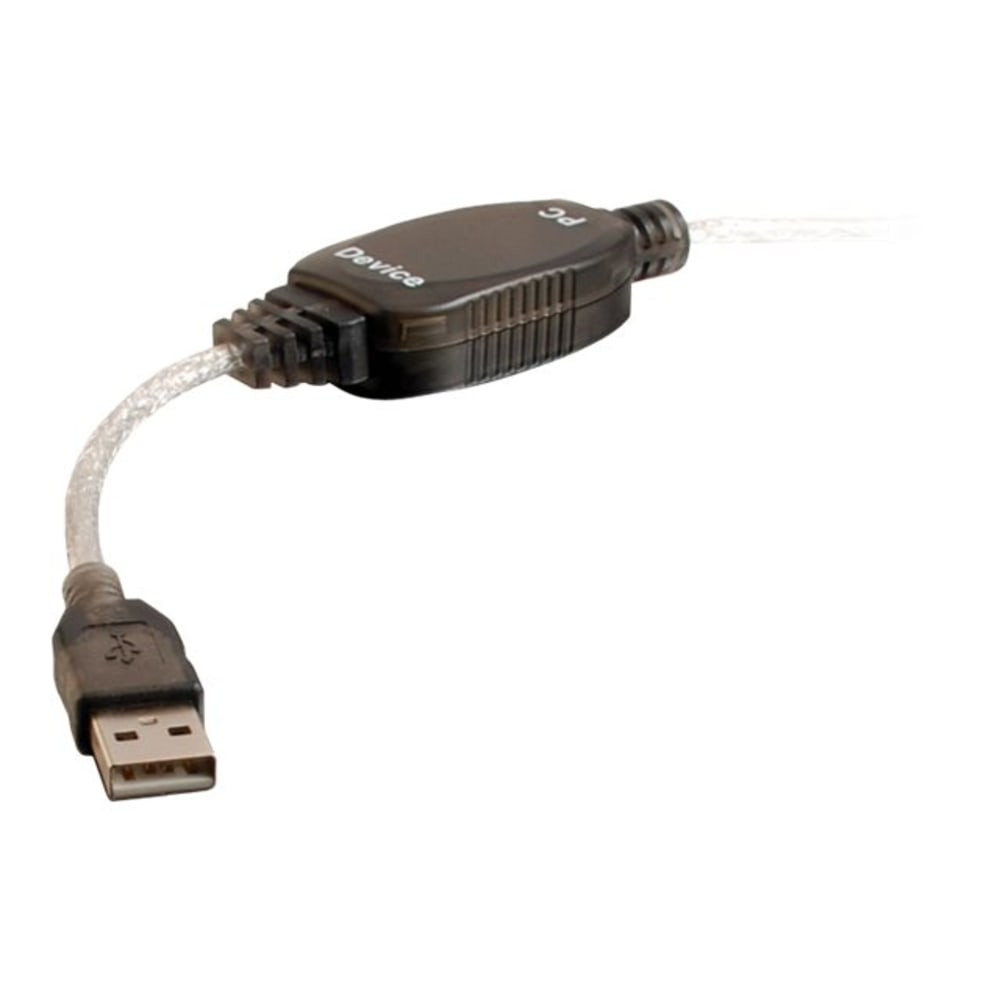 LASTAR INC. 39997 C2G USB 2.0 A Male to A Male Active Extension Cable - USB cable - USB (M) to USB (M) - USB 2.0 - 16.4 ft - active - black