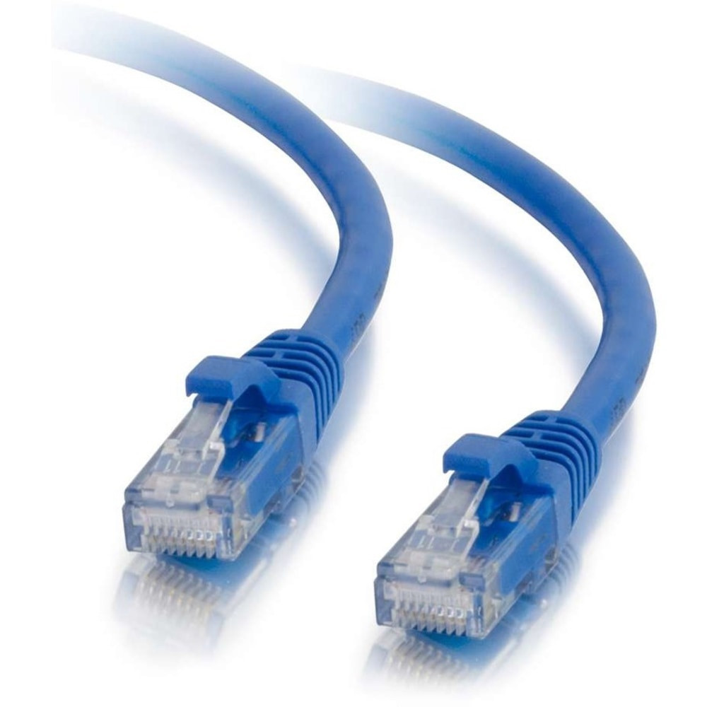 Snagless Unshielded (UTP)  Blue  Ethernet Cable / Network Cable / Patch Cable / Patch Cord  CAT 5e Snagless Unshielded Cable  C2G Liftime Warranty  RJ-45 Male (M) to RJ-45 Male (M)  200 ft / 200 Feet / 200ft  Category Cable  200 Foot Cat5e Ethernet Network Patch Cable