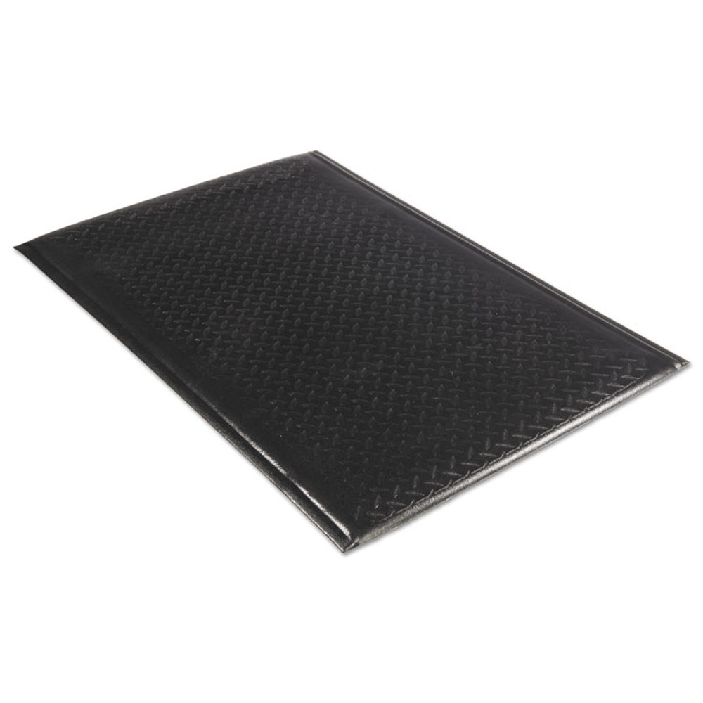 MILLENNIUM MAT COMPANY Guardian 24030501DIAM Soft Step Supreme Anti-Fatigue Floor Mat, 36 x 60, Black