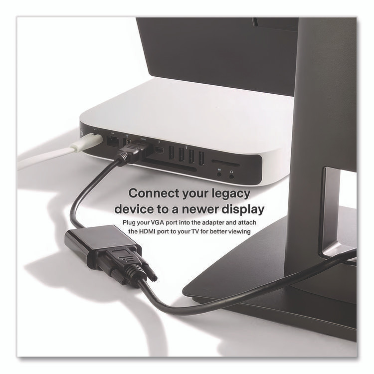 NXT TECHNOLOGIES 24400008 HDMI to VGA Adapter, 6", Black