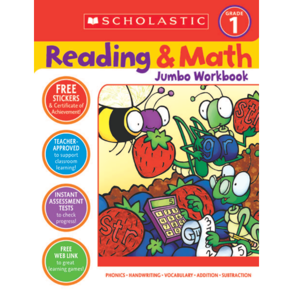 SCHOLASTIC INC Scholastic 9780439786003  Reading/Math - Grade 1