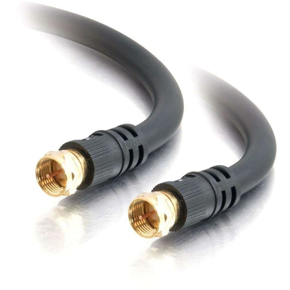 LASTAR INC. 29131 C2G 3ft Value Series F-Type RG6 Coaxial Video Cable - F Connector Male - F Connector Male - 3ft - Black