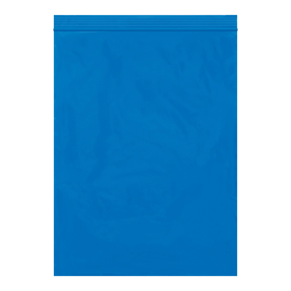 B O X MANAGEMENT, INC. Partners Brand PB3645BL  Reclosable 2-mil Poly Bags, 12in x 9in, Blue, Case Of 1,000 Bags