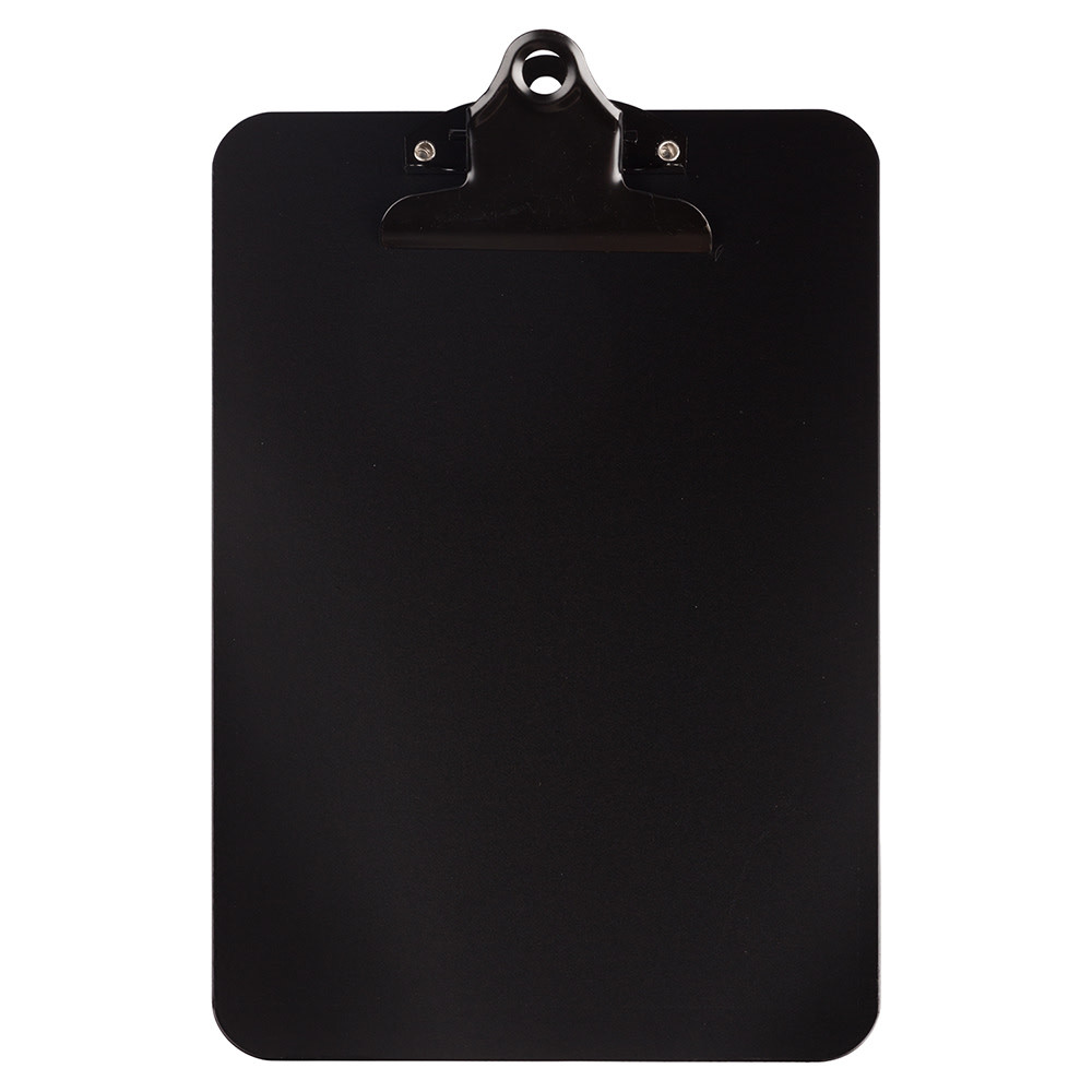 JAM PAPER AND ENVELOPE 331CPBBLMA JAM Paper Aluminum Mini Clipboard, 9in x 6in, Black