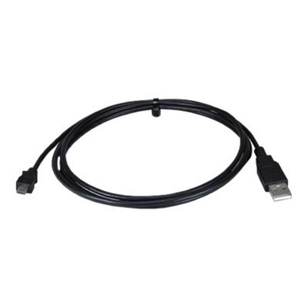 QVS, INC. QVS CC2218C-1M  - USB cable - Micro-USB Type B (M) to USB (M) - USB 2.0 - 3.3 ft - molded - black