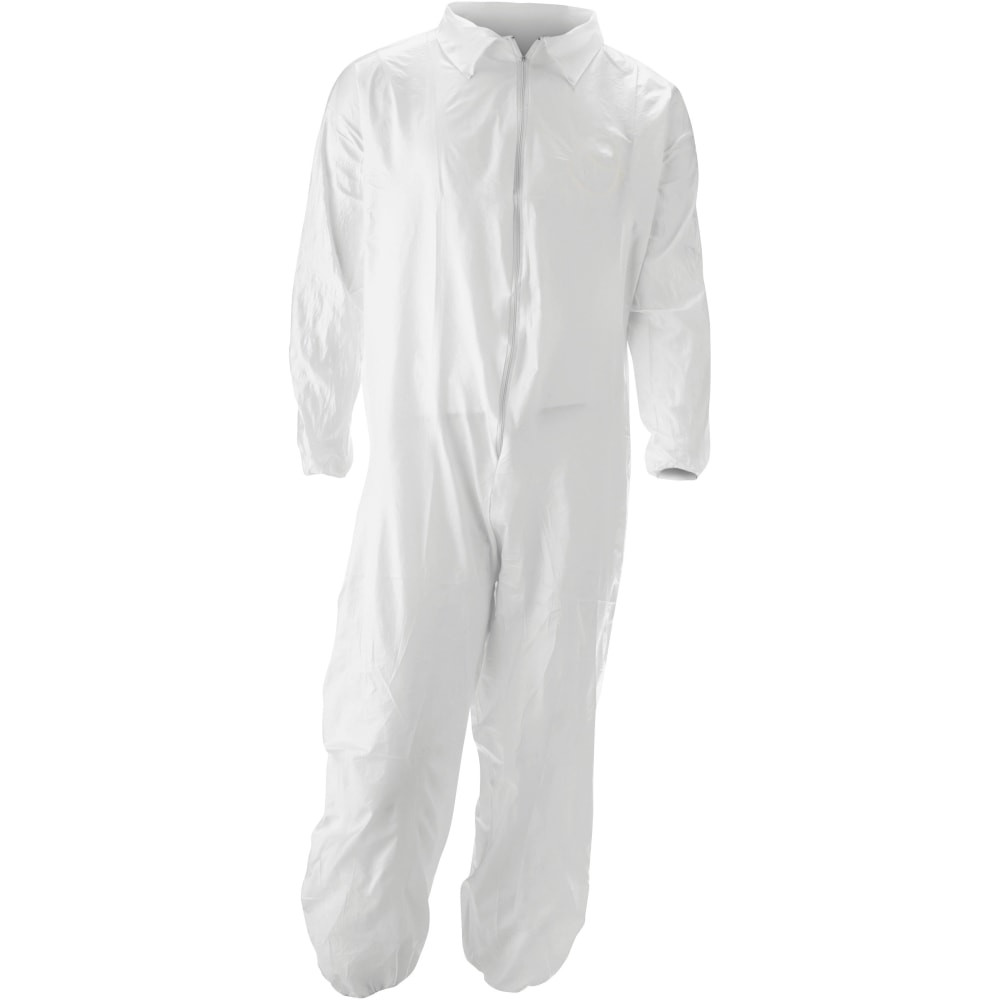 IMPACT PRODUCTS INC. Impact M10172X MALT ProMax Coverall - Recommended for: Chemical, Painting, Food Processing, Pesticide Spraying, Asbestos Abatement - 2-Xtra Large Size - Zipper Closure - Polyolefin - White - 25 / Carton