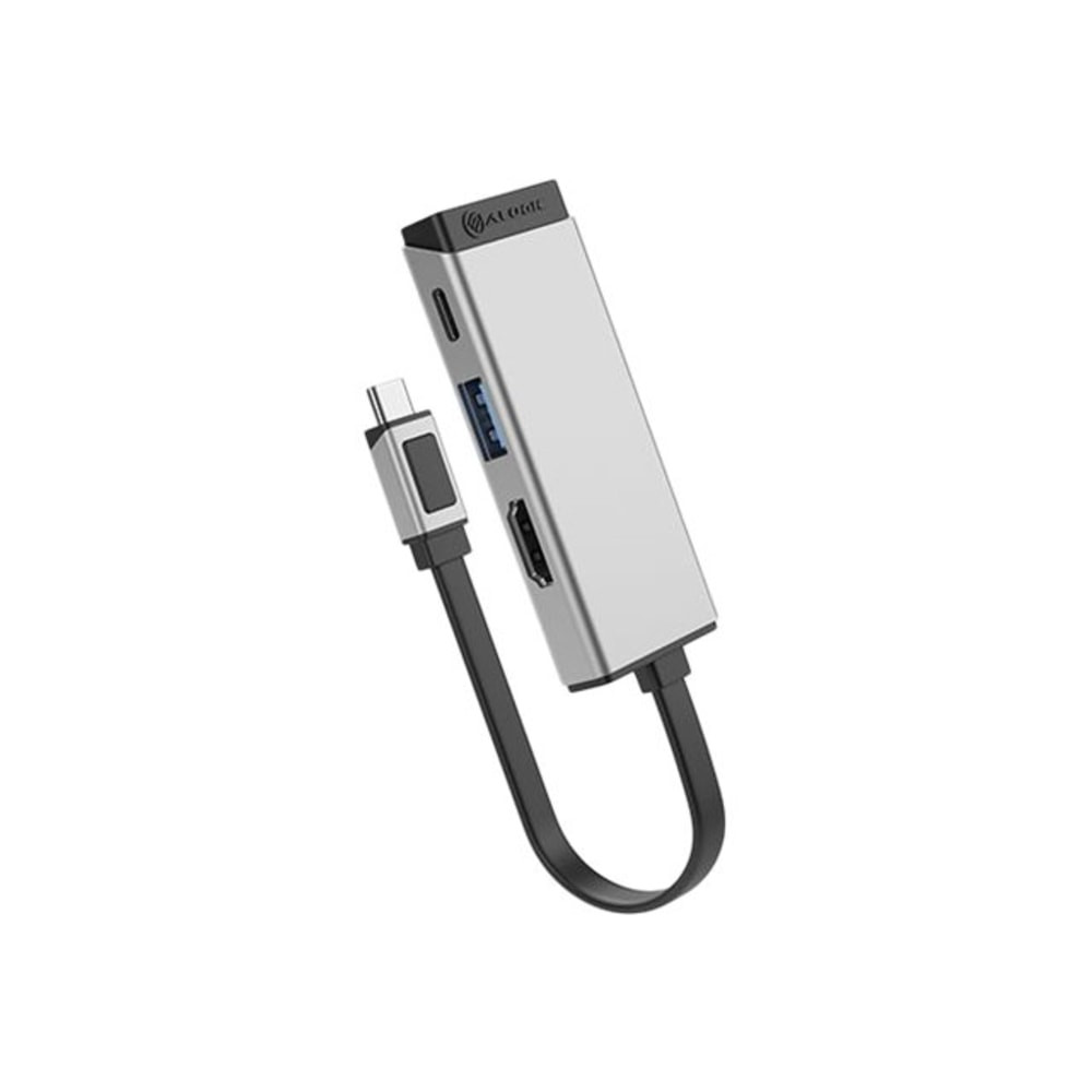 Plug and Play capability  Run HDMI display in 4K [60Hz], along with USB-A and USB-C peripherals  Supports up to 100W USB-C Power Delivery [PD] passthrough charging for your laptop  Innovative MagForce cable management for portability  Features HDMI port [Female] x 1, USB-A port [Female] x 1, and USB-C Data + Power Delivery 100W [Female] x 1