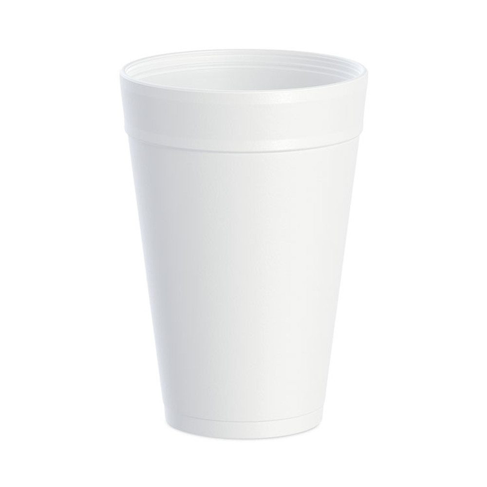 DART 32TJ32 Foam Drink Cups, 32 oz., White, 25/Bag, 20 Bags/Carton