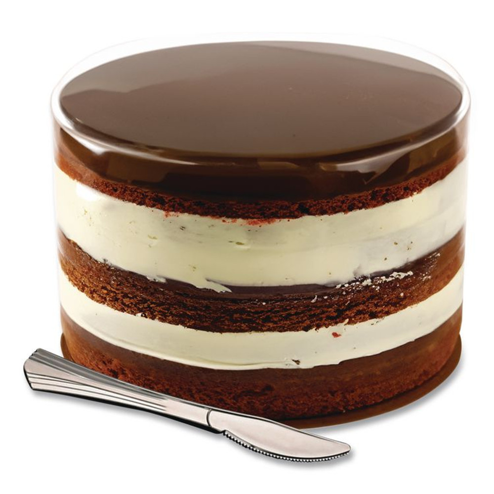 TABLEMATE PRODUCTS, CO. 8305KSV Sterling Heavy-Duty Plastic Cutlery, Heavyweight Knife, Silver, 50/Pack