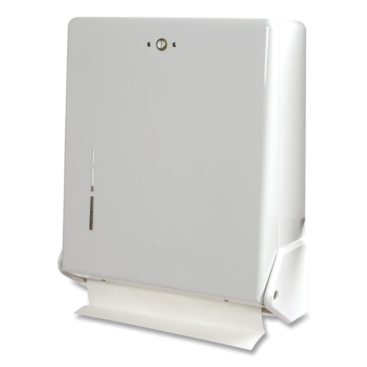 CFS BRANDS San Jamar® T1905WH True Fold C-Fold/Multifold Paper Towel Dispenser, 11.63 x 5 x 14.5, White