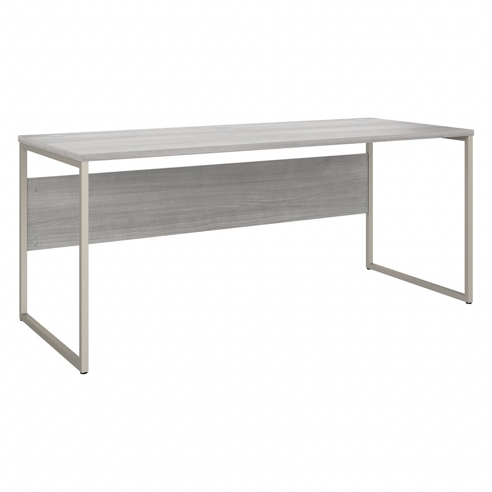 BUSH INDUSTRIES INC. HYD373PG Bush Business Furniture Hybrid 72inW x 30inD Computer Table Desk With Metal Legs, Platinum Gray, Standard Delivery