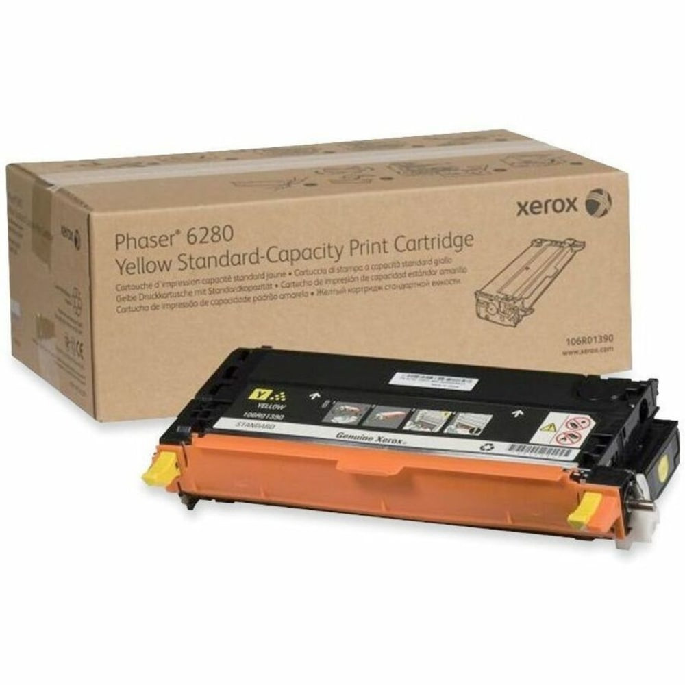 XEROX CORPORATION Xerox 106R01390  6280 Yellow Toner Cartridge, 106R01390