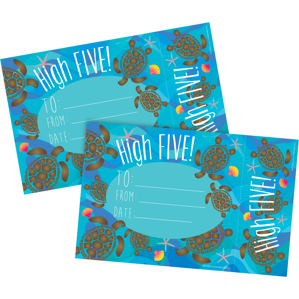 BARKER CREEK PUBLISHING, INC. 4159 Barker Creek Kai Ola Awards & Bookmarks, High Five, 8-1/2in x 5-1/2in, Set Of 60