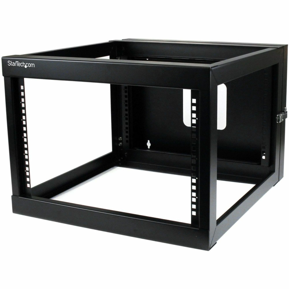 STARTECH.COM RK619WALLOH  6U 22in Depth Hinged Open Frame Wallmount Server Rack - Wall-mount your server or networking equipment with a hinged rack design for easy access and maintenance - 6u Wallmount Rack - 6u Wall Mount Rack - Wall Mount Open Rack