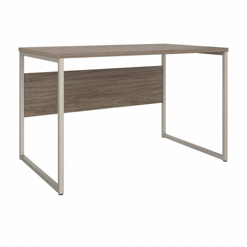 BUSH INDUSTRIES INC. Bush Business Furniture HYD248MH  Hybrid 48inW x 30inD Computer Table Desk With Metal Legs, Modern Hickory, Standard Delivery