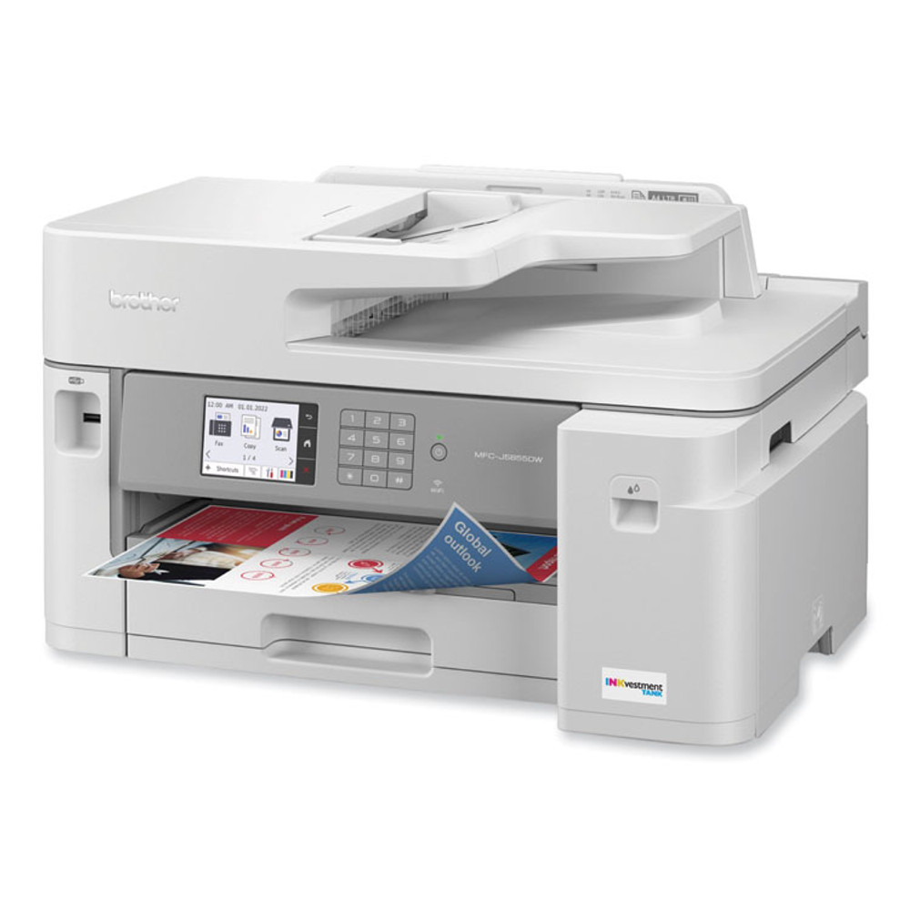 BROTHER INTL. CORP. MFCJ5855DW MFC-J5855DW INKvestment Tank All-in-One Color Inkjet Printer, Copy/Fax/Print/Scan