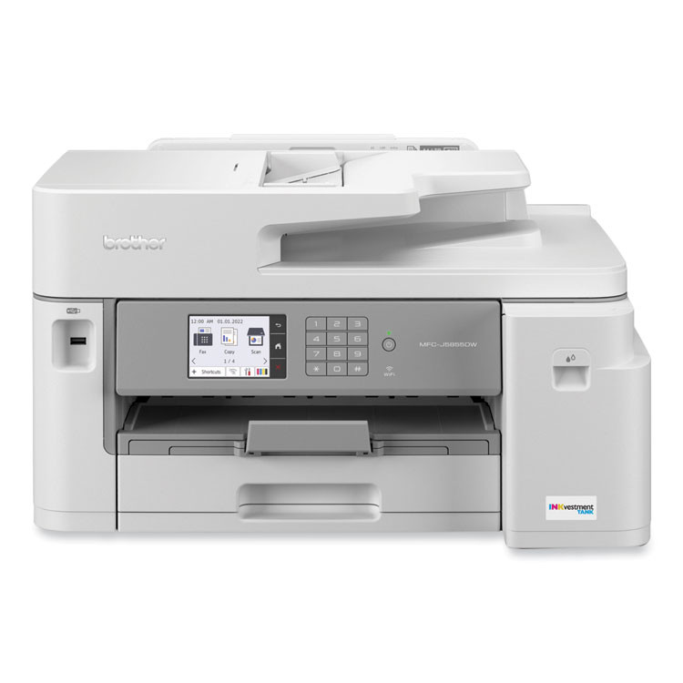BROTHER INTL. CORP. MFCJ5855DW MFC-J5855DW INKvestment Tank All-in-One Color Inkjet Printer, Copy/Fax/Print/Scan