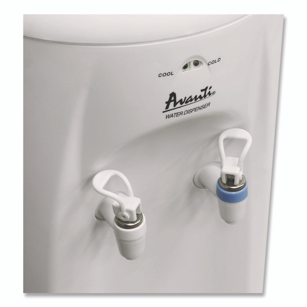 AVANTI WD360 Cold and Room Temperature Water Dispenser, 3 gal to 5 gal, 11.5 x 12.5 x 34, White